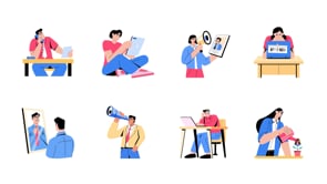 Animated Hiring Illustrations Art, a Finance Illustration by Creative Stall (Thumbnail 5 of 5)