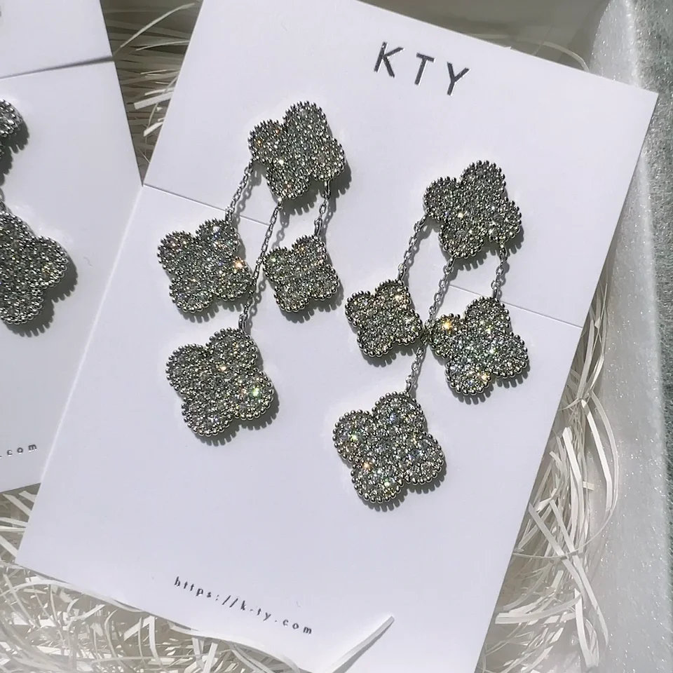 4Clover Pendant motif ピアス | KTY