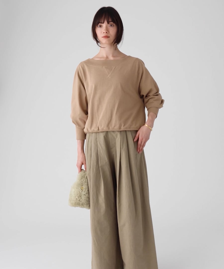 ボートネック裏毛プルオーバー BABYLONE｜ボートネック裏毛プルオーバー | Rakuten Fashion