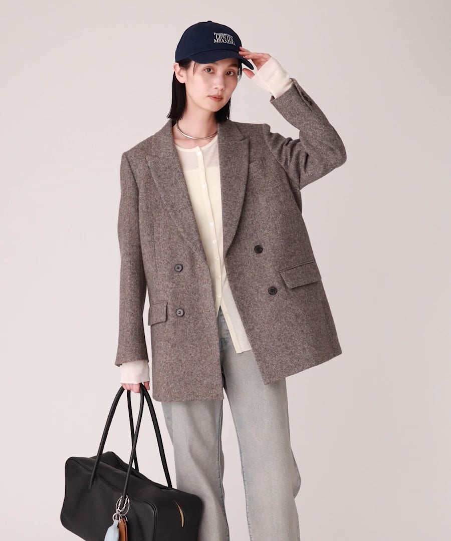 ECOウールツイルダブルジャケット | [公式]バビロン（BABYLONE）通販