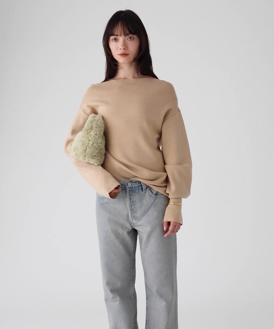 追加予約】【新色登場】オフショルハイゲージプルオーバー | [公式