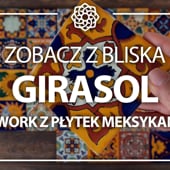 Video: Girasol - Meksykański patchwork z płytek Talavera - 15 sztuk