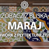 Video: Maraj - dekoracyjny patchwork tunezyjski 10 x 10 cm, 50 płytek w pudełku (0,5m2)