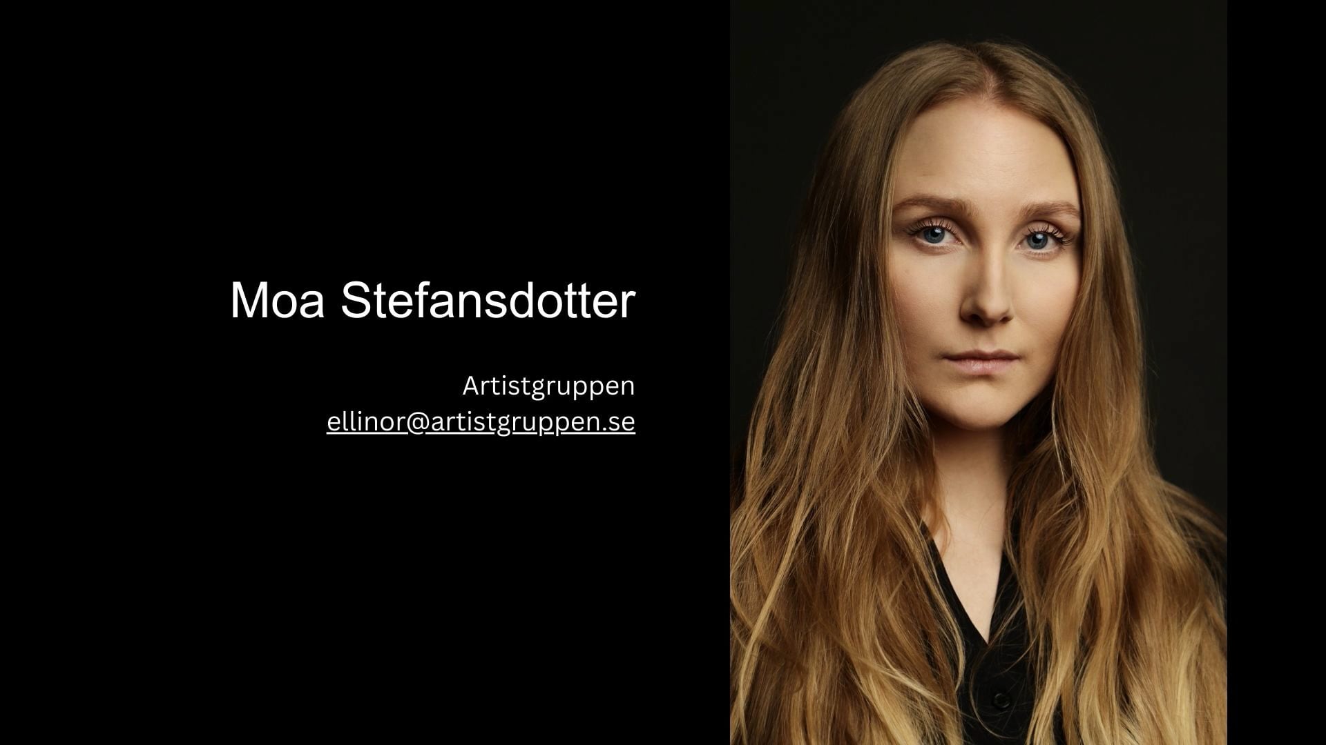 Moa Stefansdotter showreel