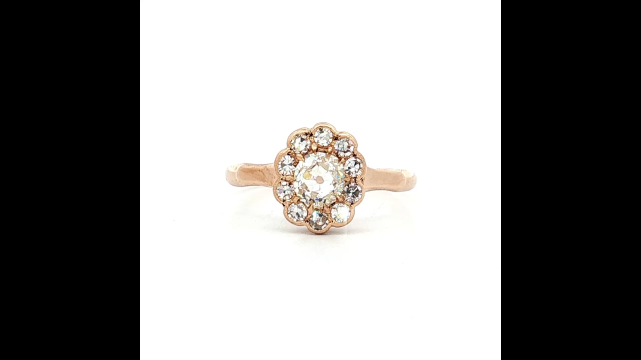 38 Victorian Old European Diamond Engagement Ring 9k – Filigree