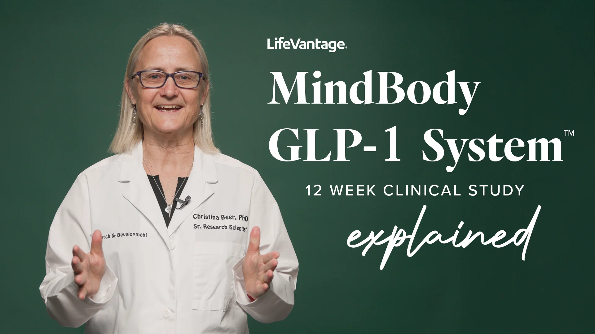 MindBody GLP-1 System 12 Weeks Clinical Study: Explained [US-EN]