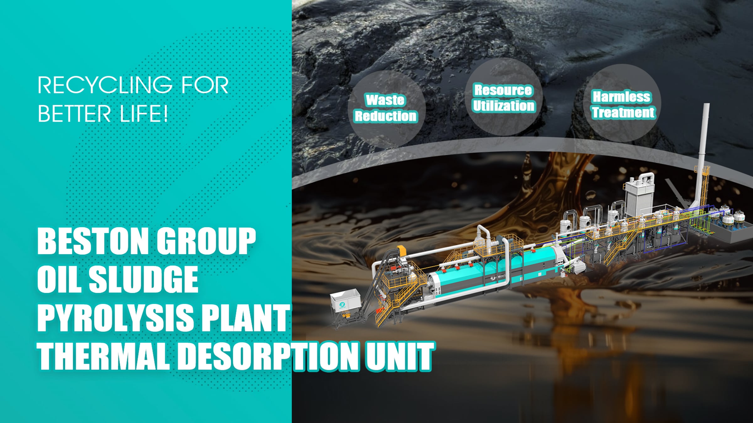 Oil Sludge Pyrolysis Plant I Thermal Desorption Unit | 3D Video ...