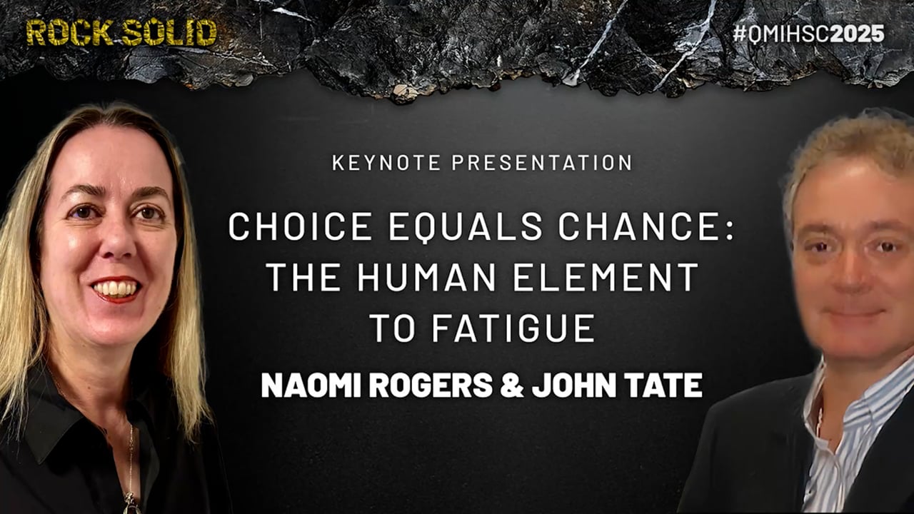 Rogers/Tate - Keynote: Choice equals chance: The human element to fatigue