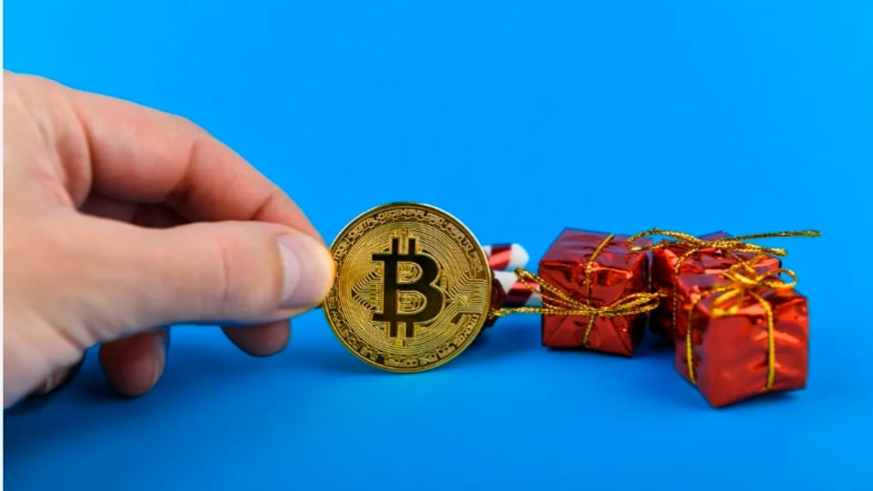 Themed Bitcoin Paper Wallet Gift Card - Christmas Birthday New Year All occasion