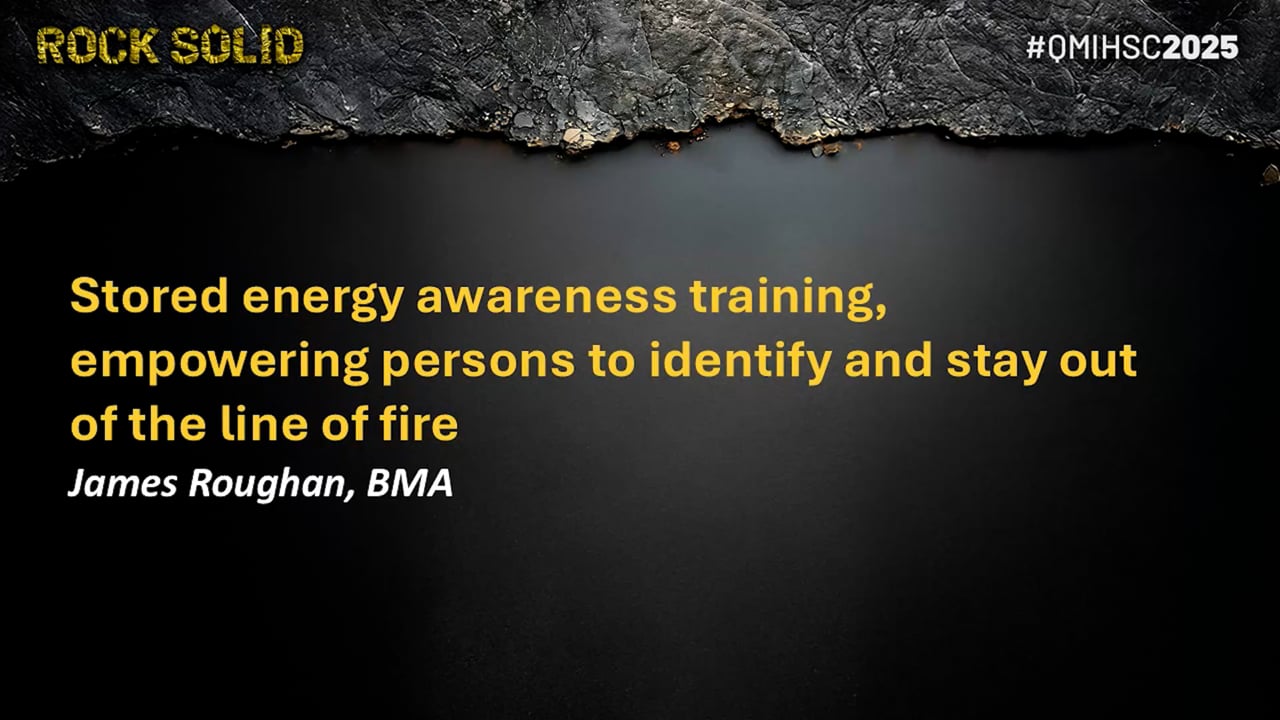 Roughan - Stored energy awareness training, empowering persons to identify and stay out of the line of fire