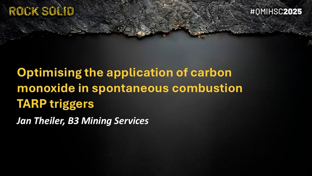 Theiler - Optimising the application of carbon monoxide in spontaneous combustion TARP triggers
