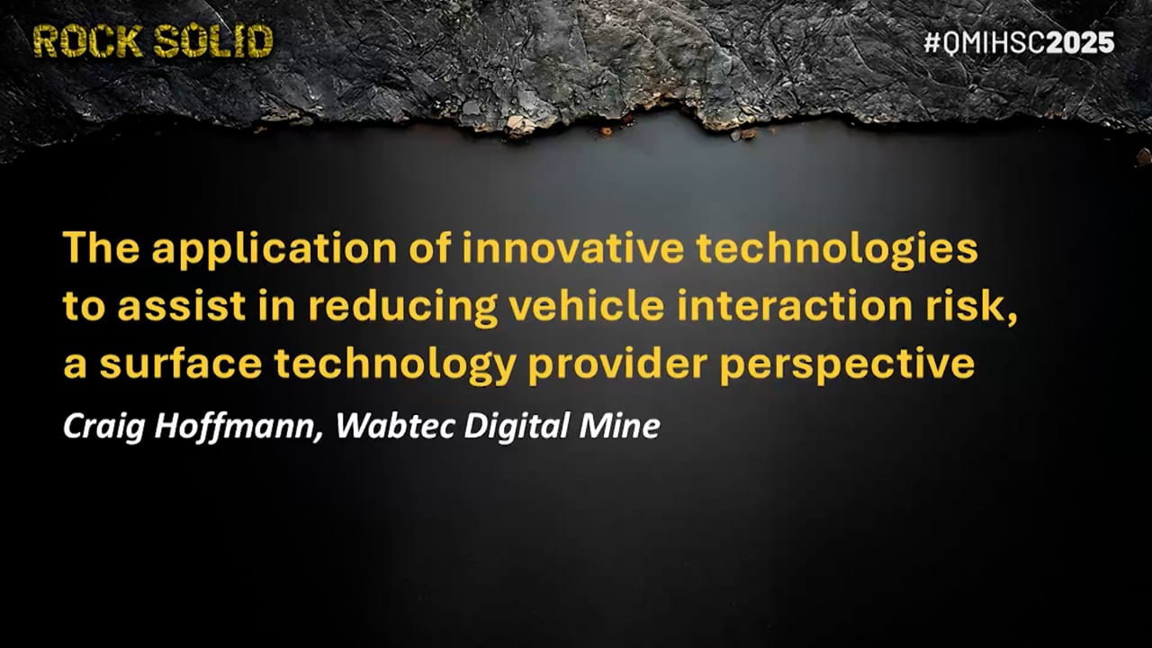 Hoffmann - The application of innovative technologies to assist in reducing vehicle interaction risk, a surface technology provider perspective