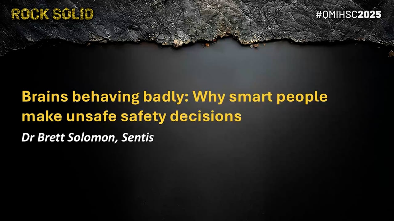 Solomon - Brains behaving badly: Why smart people make unsafe safety decisions