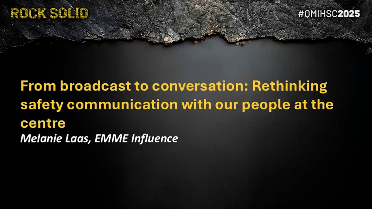 Laas - From broadcast to conversation: Rethinking safety communication with our people at the centre