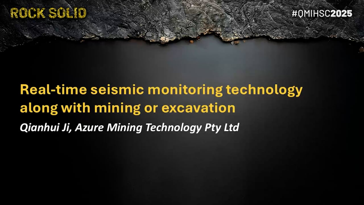 Ji - Real-time seismic monitoring technology along with mining or excavation