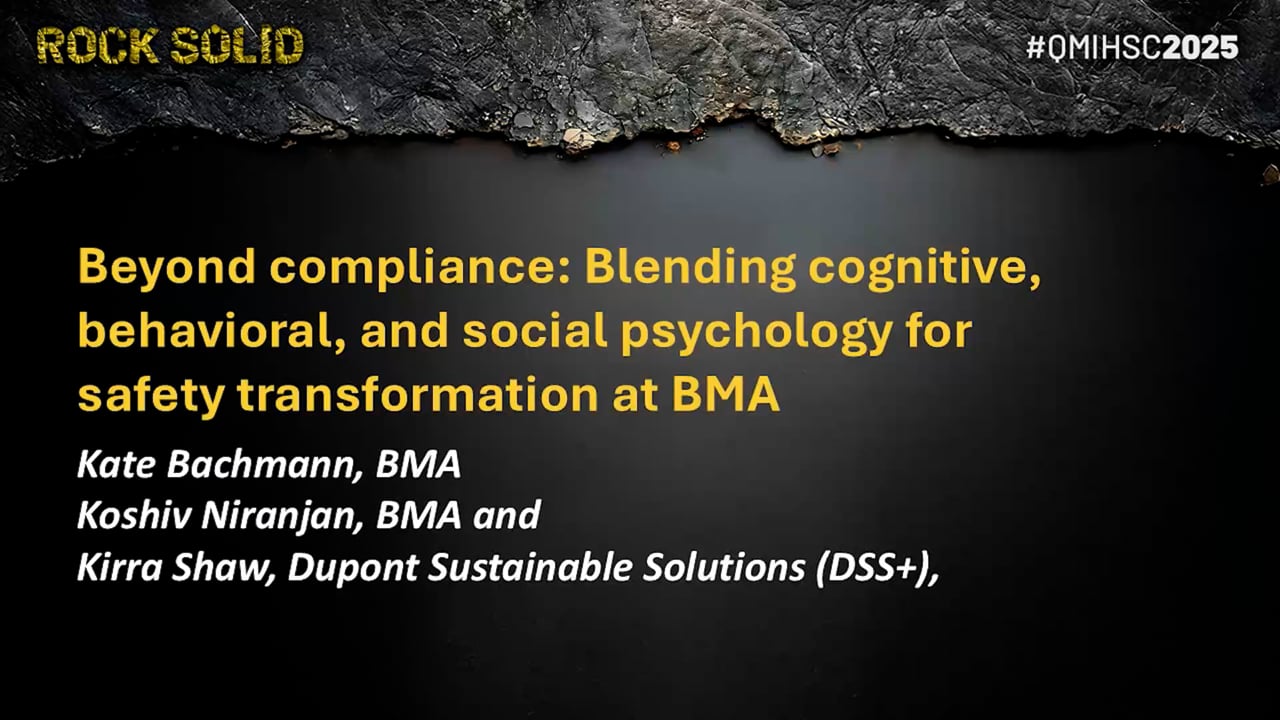 Bachmann - Beyond compliance: Blending cognitive, behavioral, and social psychology for safety transformation at BMA