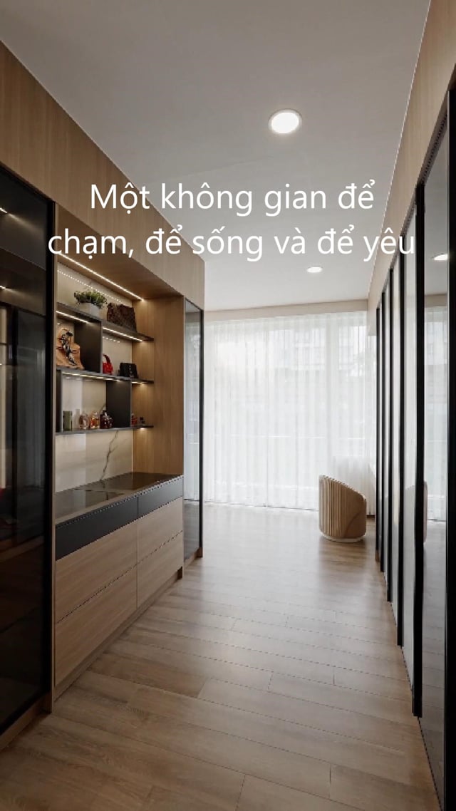 một không gian để chạm, để sống và để yêu từng khoảnh khắc.