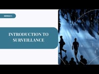 Module 1: Introduction to Surveillance