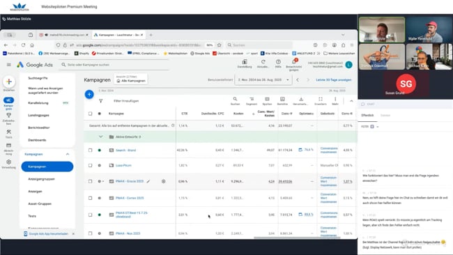 Problem mit der Anzeigenvorschau, PMAX-Kampagnen optimieren, Tracking-Fehler: Plötzlich ein 63er ROAS & Google Ads für Nischen-Dienstleister mit Malte vom 28.08.25