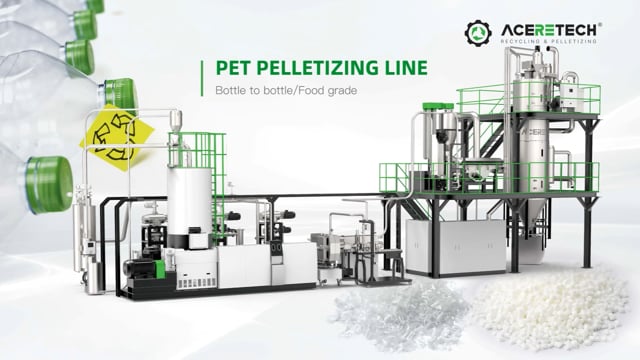 ATE Parallel Twin Screw Recycling Pelletizing Extruder For Plastic
