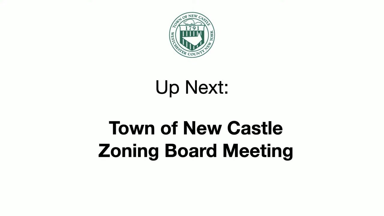 Town Board of New Castle Zoning Board Meeting 8/27/25