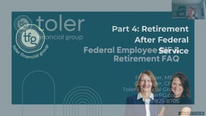 Part 4: Transitioning Out of Federal Service