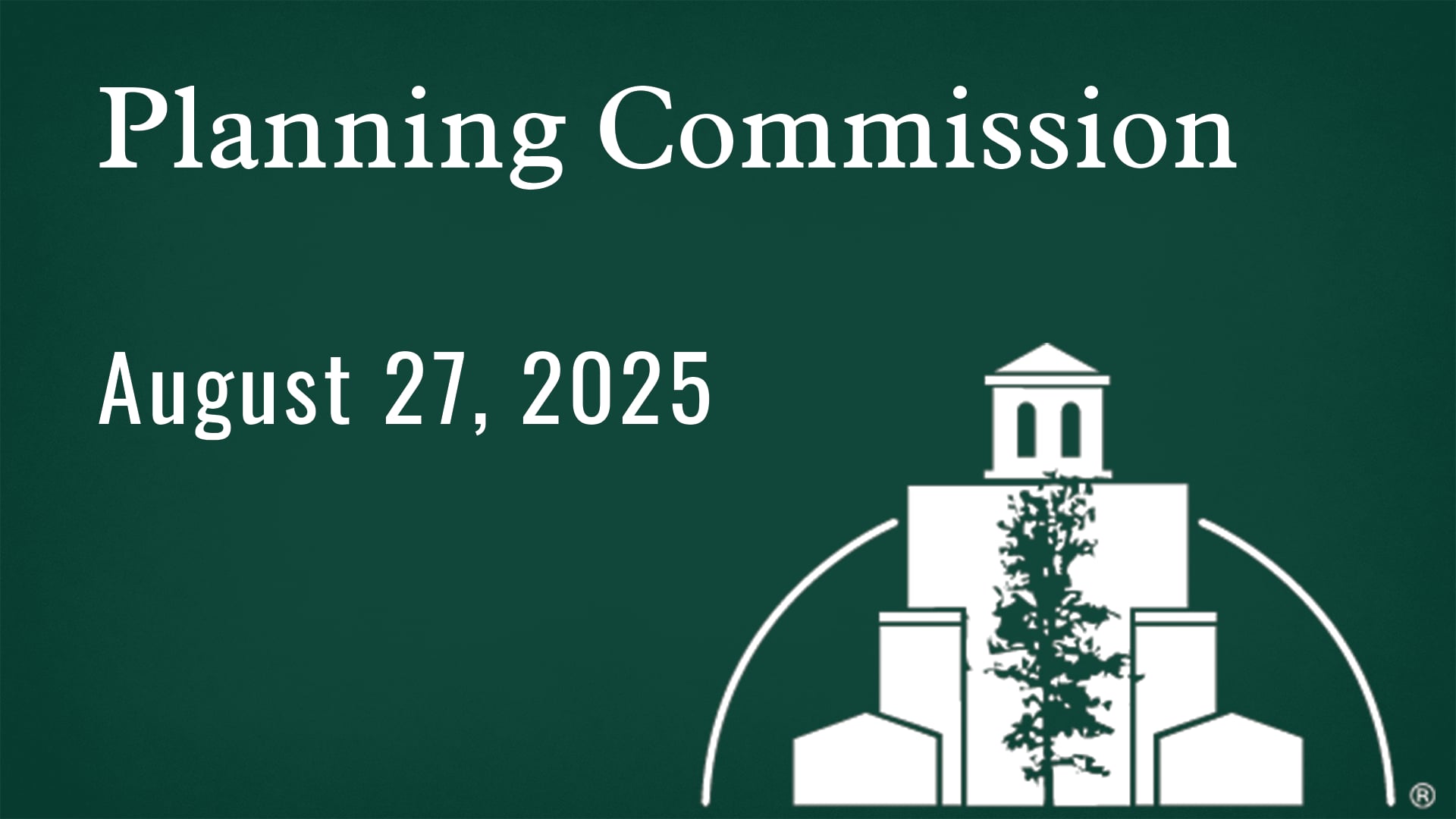 Planning Commission August 2025