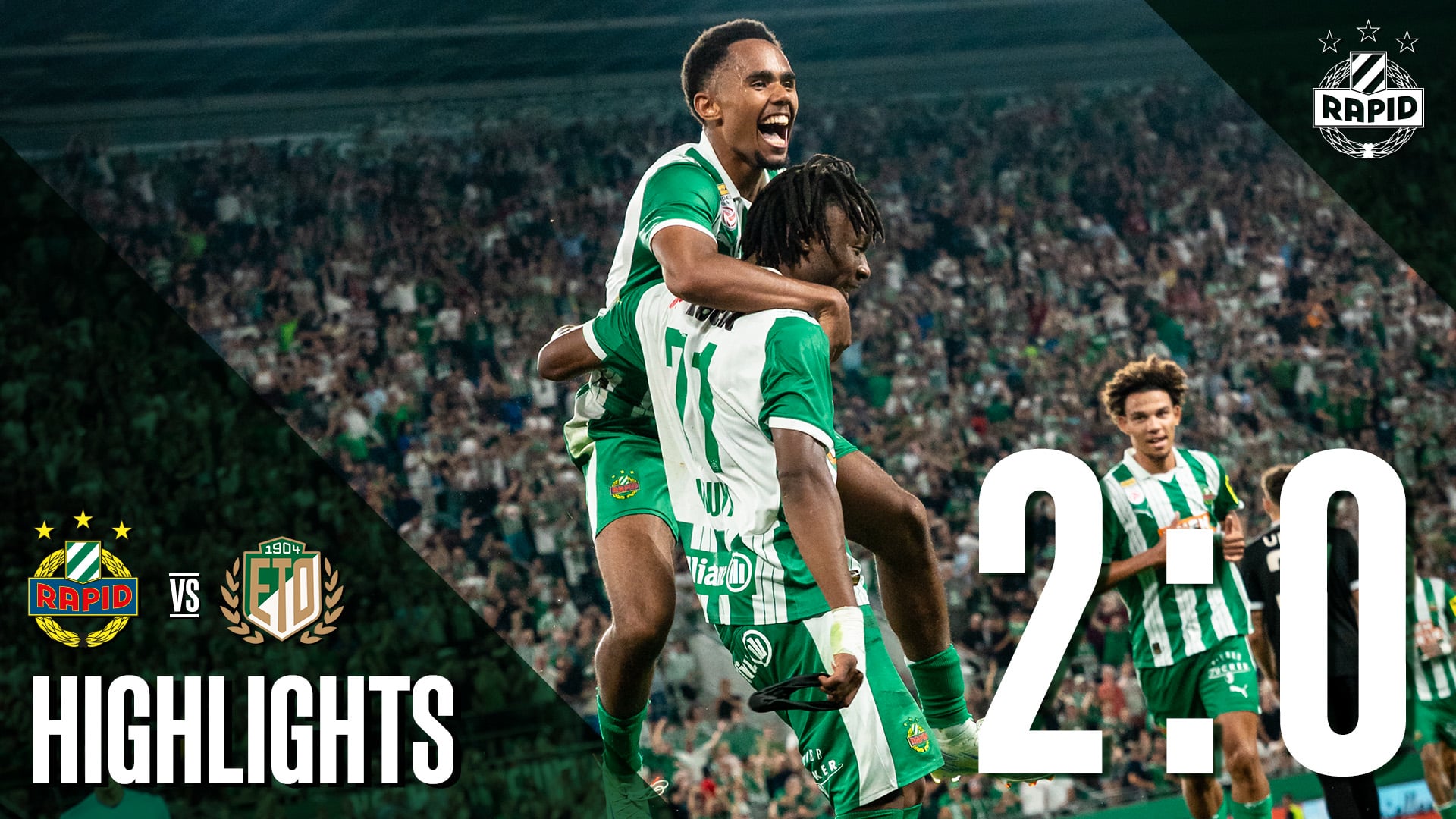 Highlights: SK Rapid – Győri ETO FC | 28.08.2025