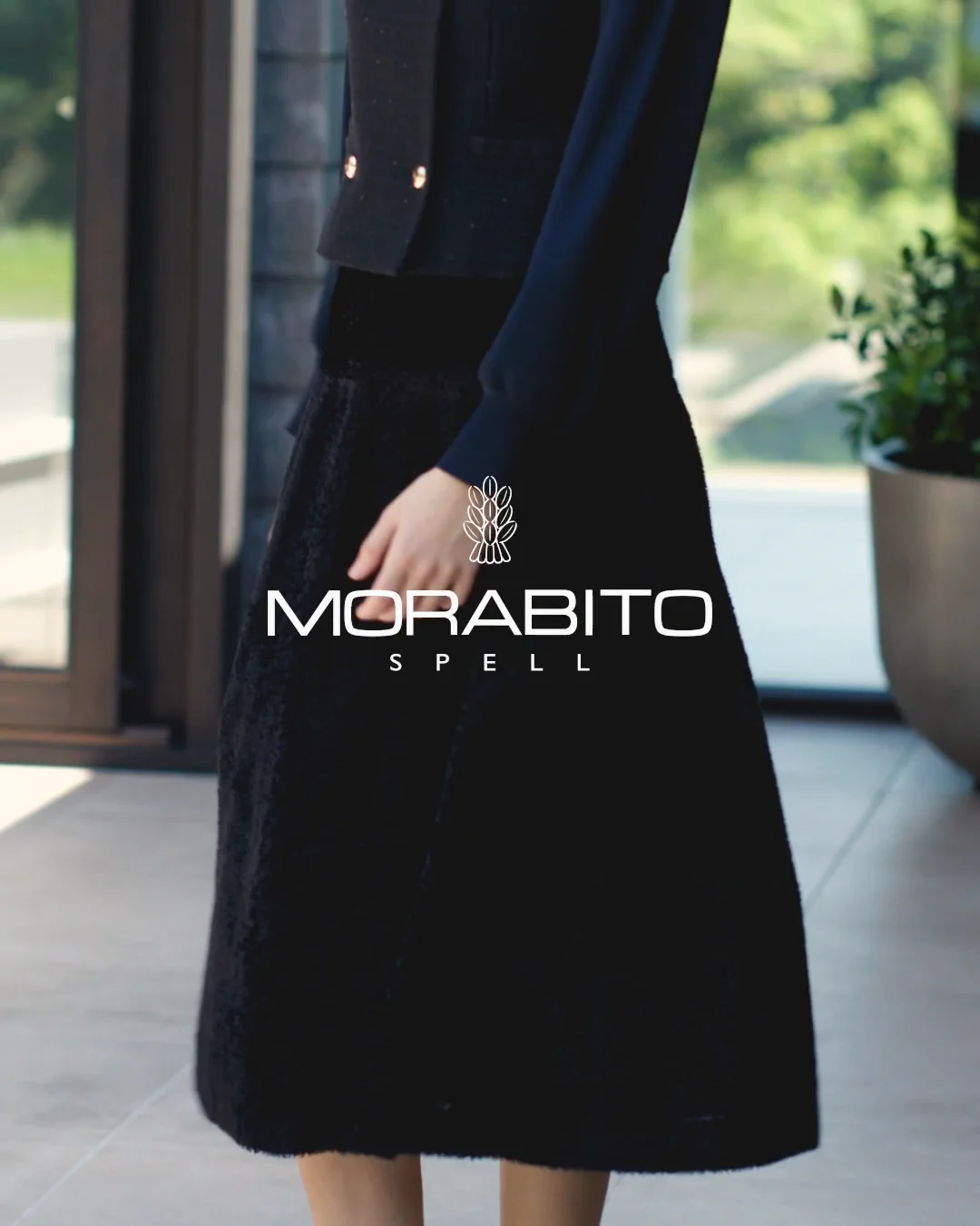 ショートカットジャガード スカート ｜ MORABITO SPELL