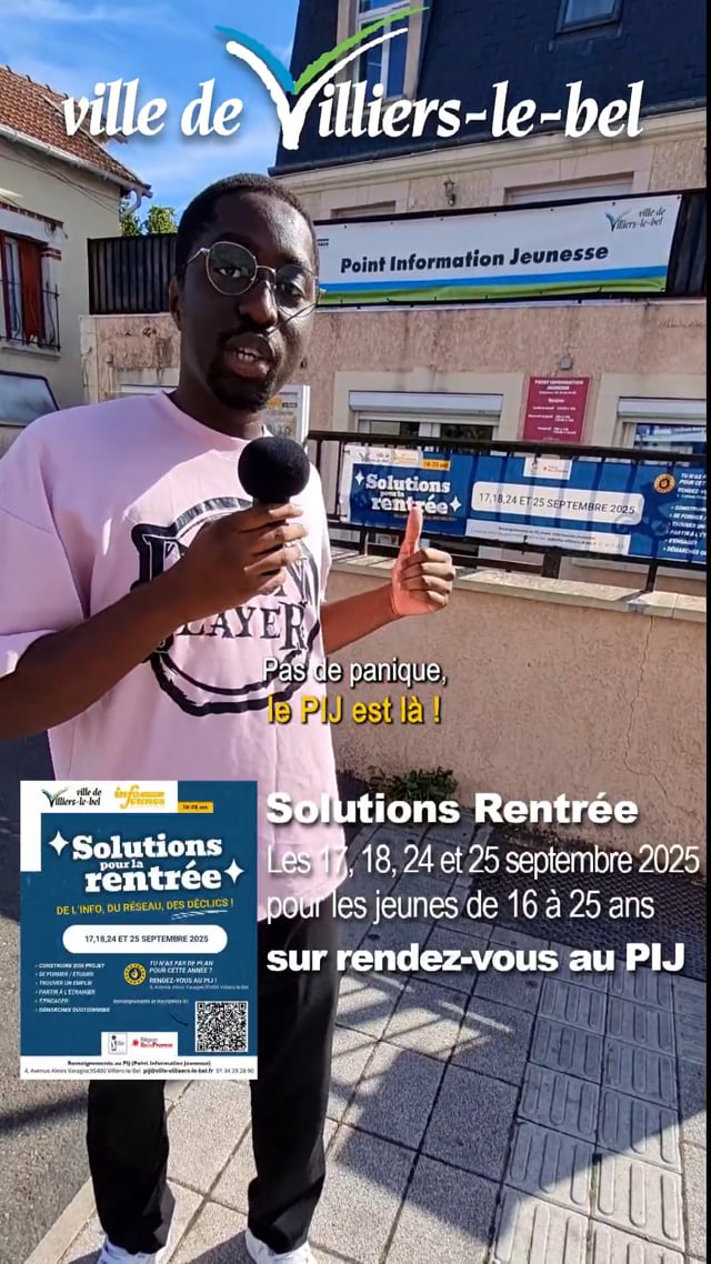 Vimeo Video : Jeunes de 16 à 25 ans, le PIJ est à vos côtés à la rentrée !