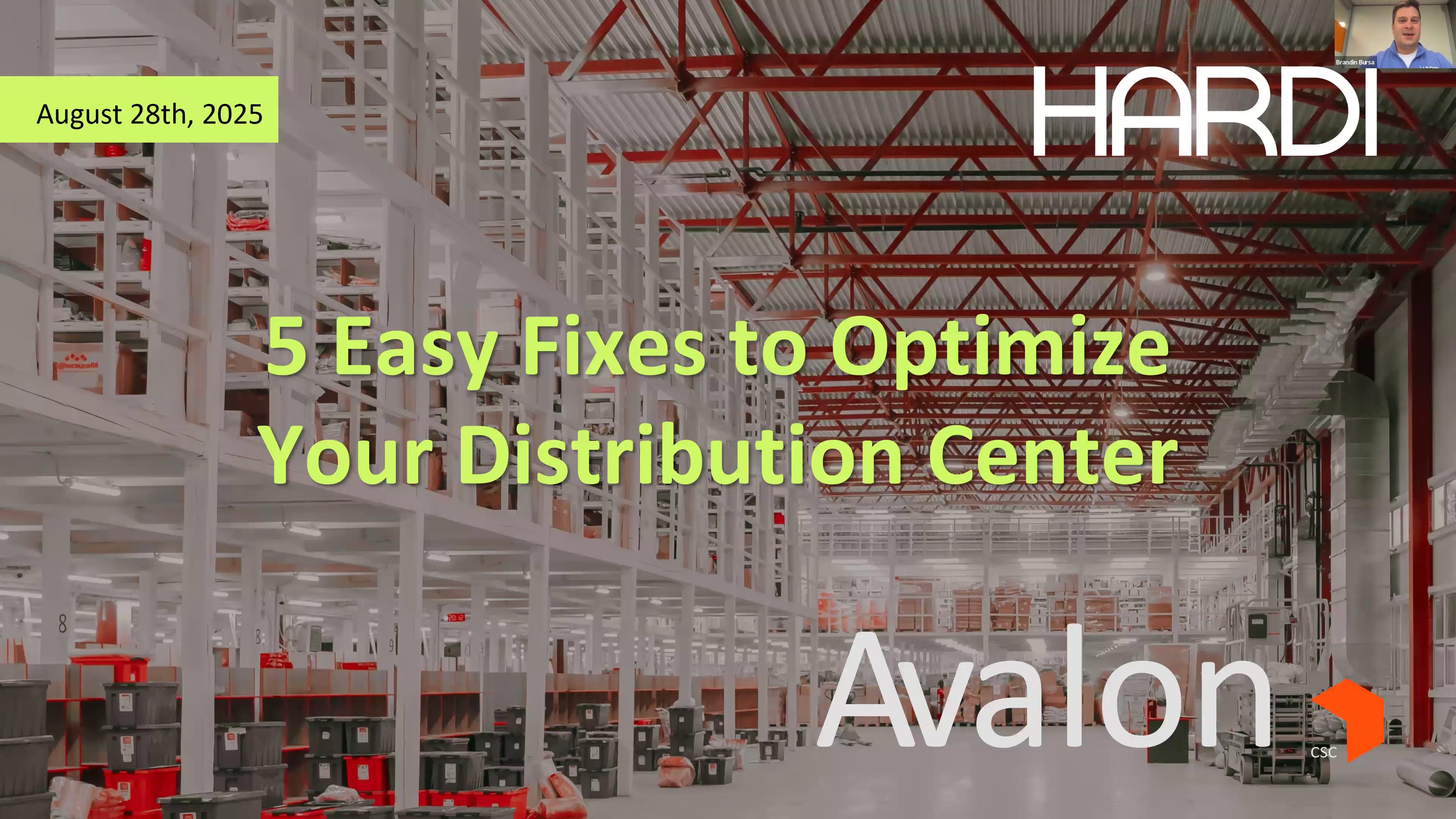 Webinar Replay: 5 Easy Fixes to Optimize Your Distribution Center