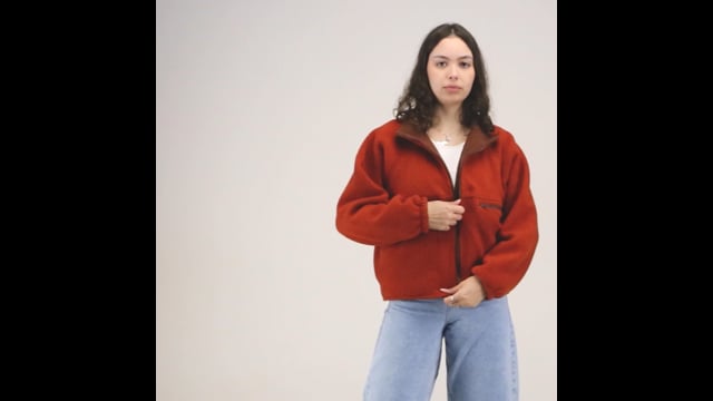 Fleece DOUBLE - MARROM/TELHA