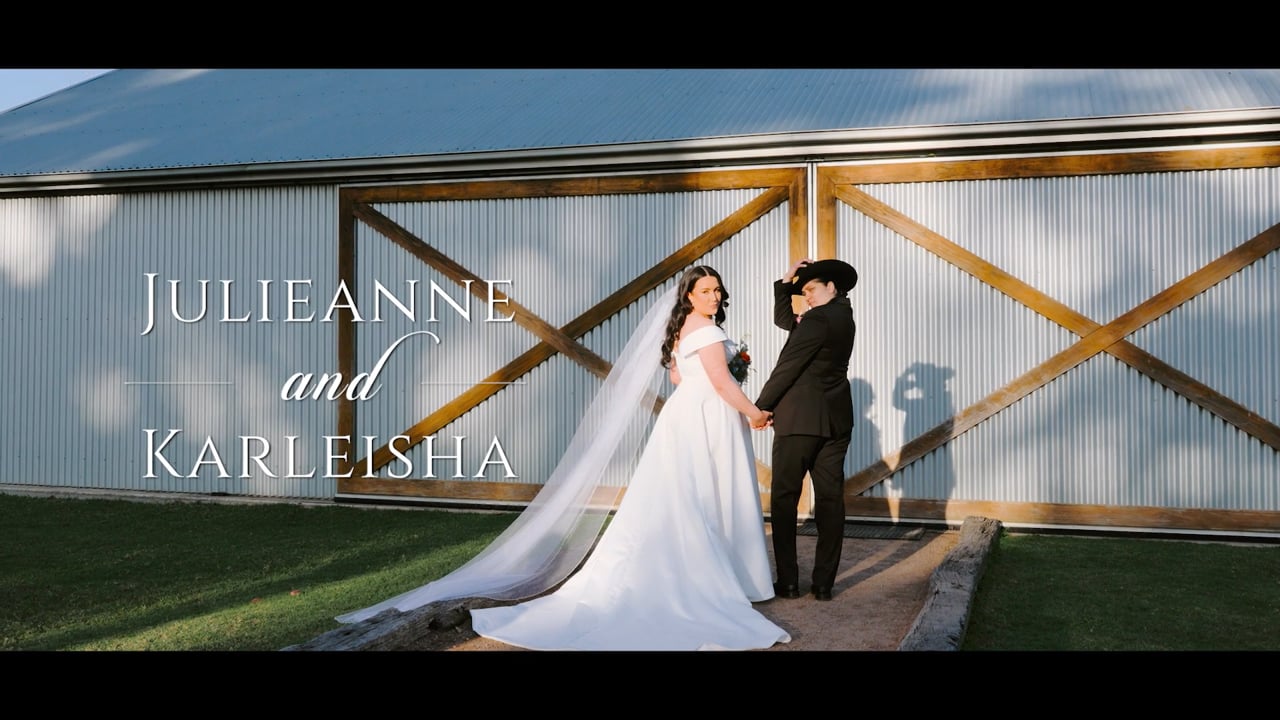 The Woods Farm Wedding Video, Sydney - Julieanne and Karleisha