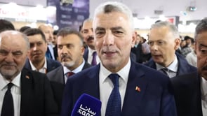 لقاء مع وزير التجارة التركي عمر بولات على هامش انطلاق معرض دمشق الدولي