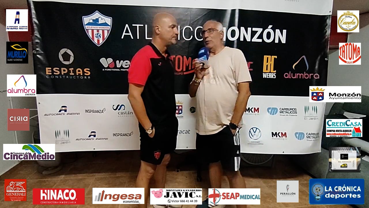 EL  AT.MONZÓN  ALUMBRA GANA LA COPA FEDERACIÓN  AL VENCER ( 3-1 ) AL CALAMOCHA    ISMAEL MARIANI ( ENTRENADOR AT.MONZÓN ALUMBRA )