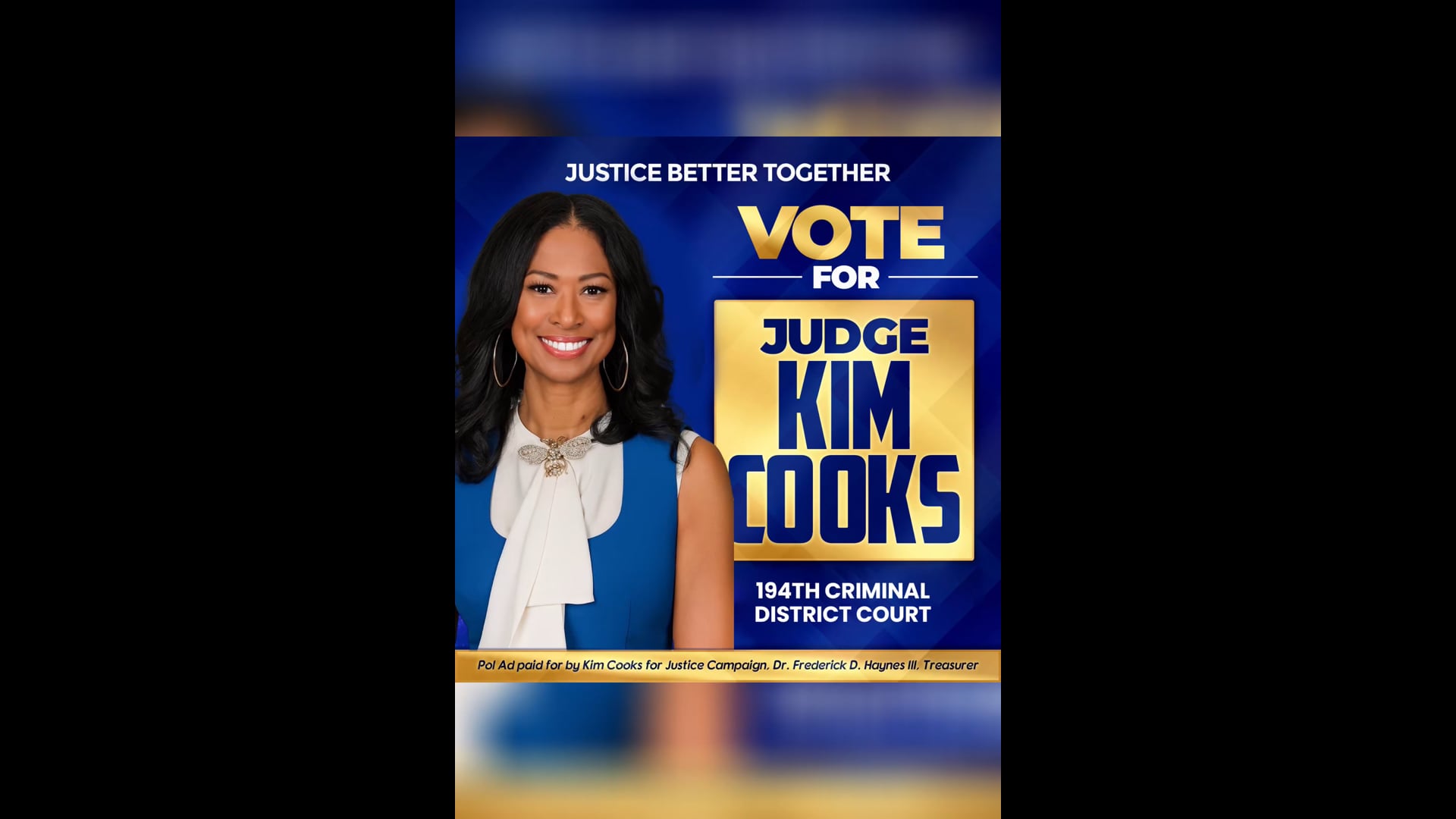 Judge Kim Cooks - Justice Better Together