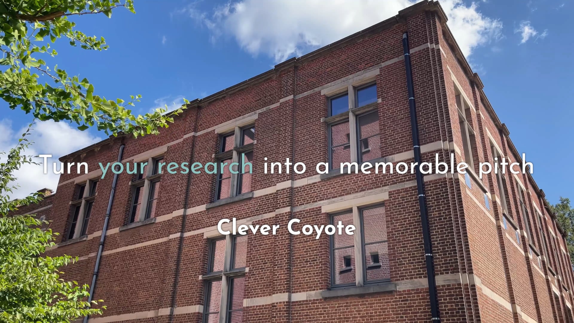 Turn your research into a memorable pitch