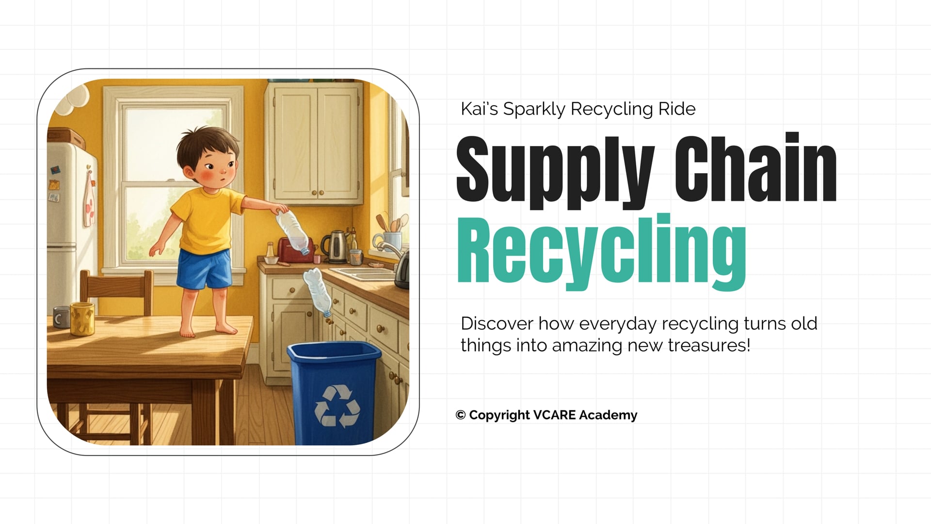 Kai’s Sparkly Recycling Ride