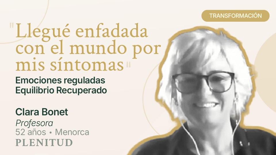 Testimonio en vídeo de Clara Bonet, alumna del Método PLENITUD