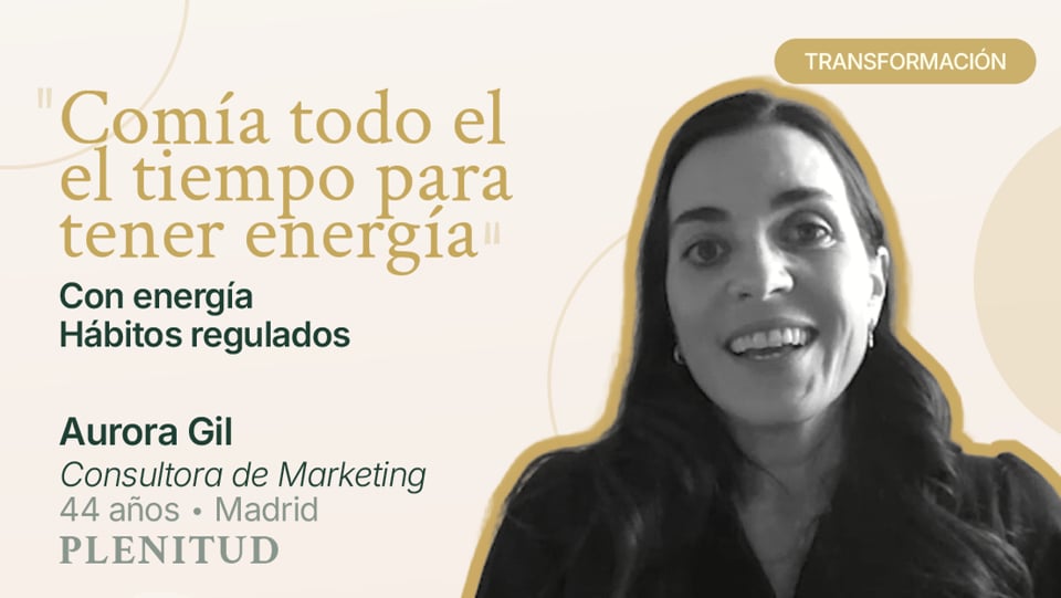 Testimonio en vídeo de Aurora Gil, alumna del Método PLENITUD