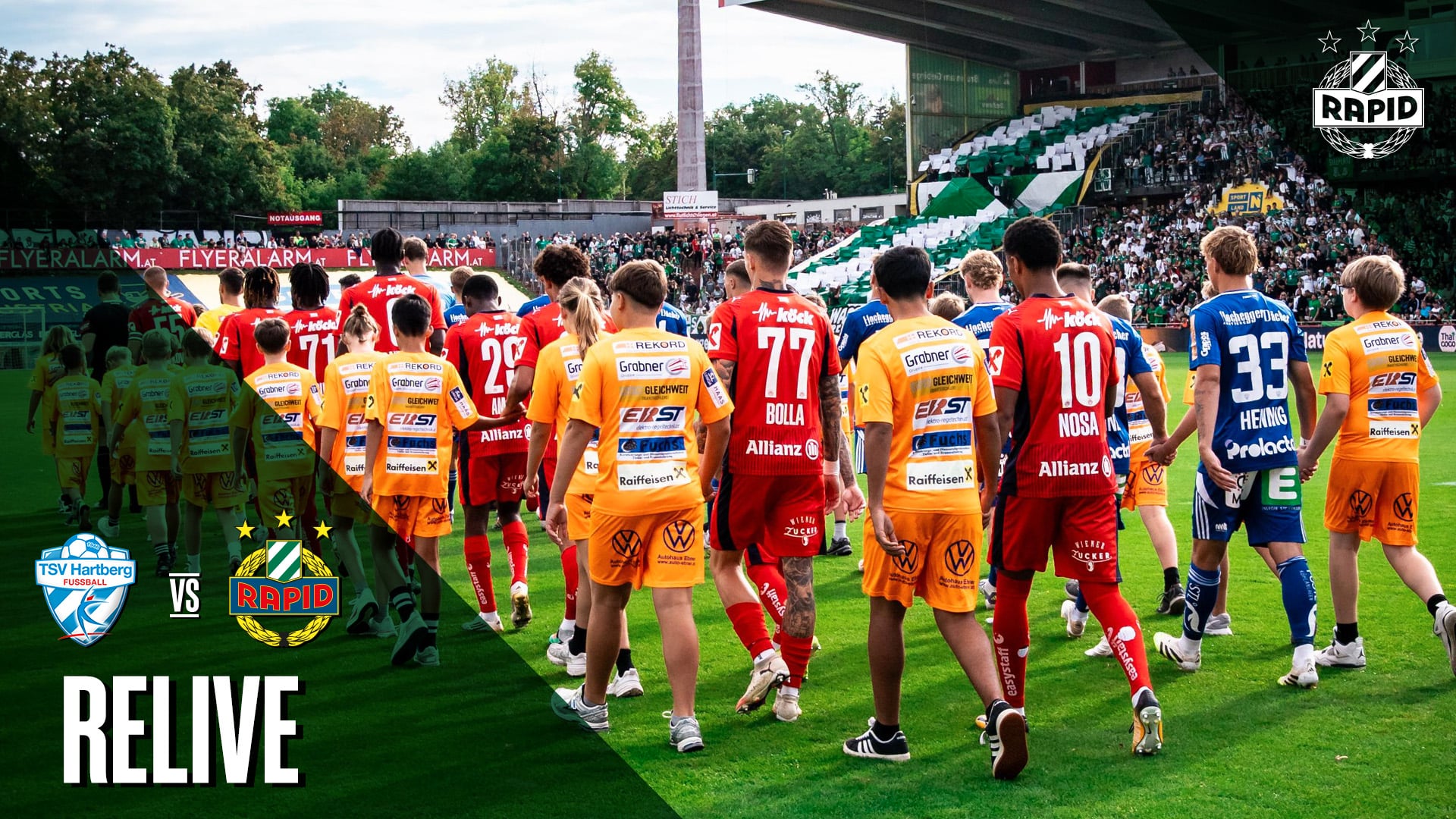 Relive: TSV Hartberg – SK Rapid