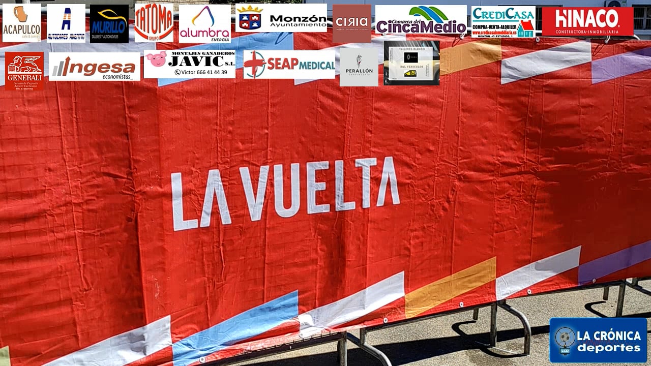 Miles de personas arropan la salida de La Vuelta en Monzón   La Capital Mediocinqueña  acogió la salida de la octava etapa    “Monzón Templario-Zaragoza”