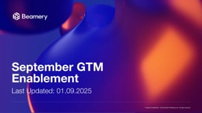 September Release GTM Enablement