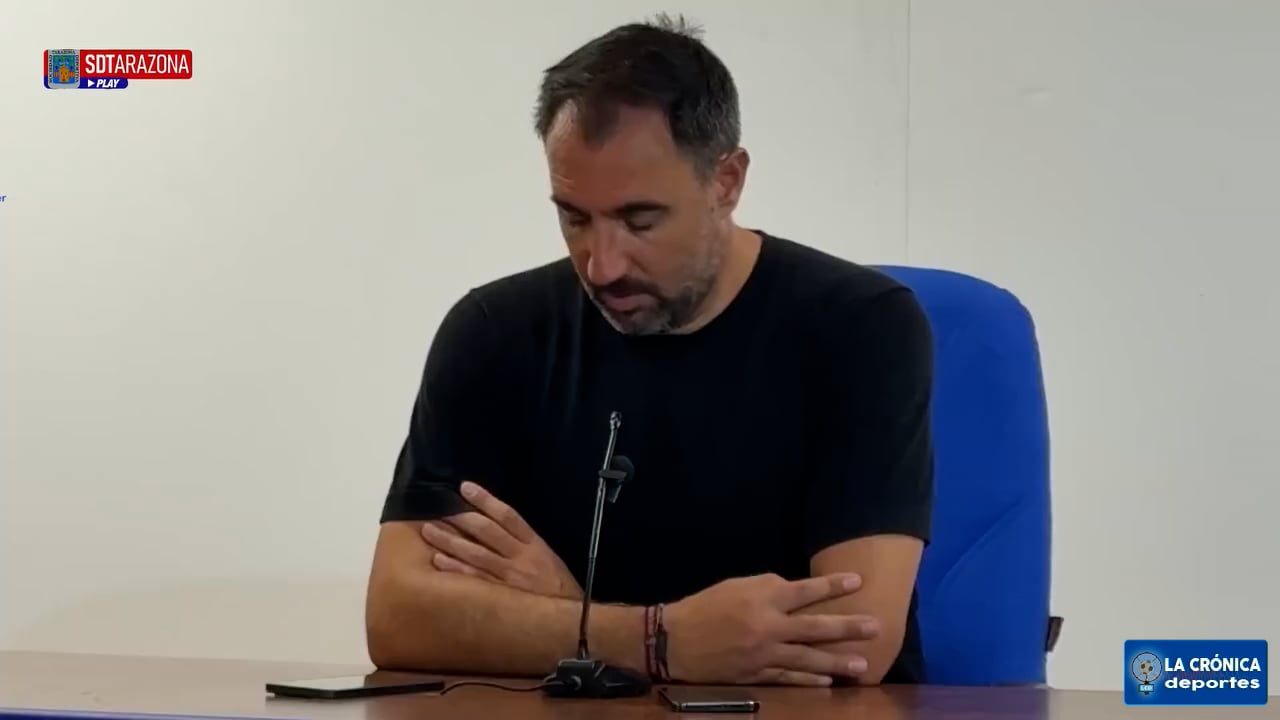 JUANMA BARRERO (Entrenador Tarazona) Hércules CF 1-0 SD Tarazona / J1 - 1ªRFEF G2 / Fuente: SD Tarazona