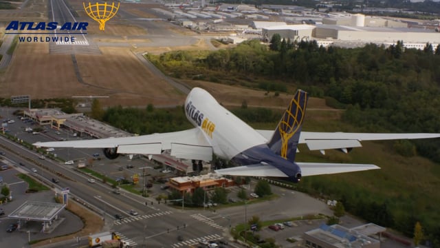 Frame from Atlas Air Worldwide Insurance Video