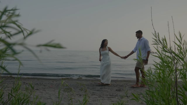 Still from Riya & Akshay next day edit by Happy Soul Films, Toronto wedding videographers