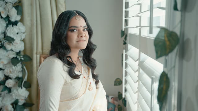 Still from Krissnavee & Thiviya same day edit by Happy Soul Films, Toronto wedding videographers