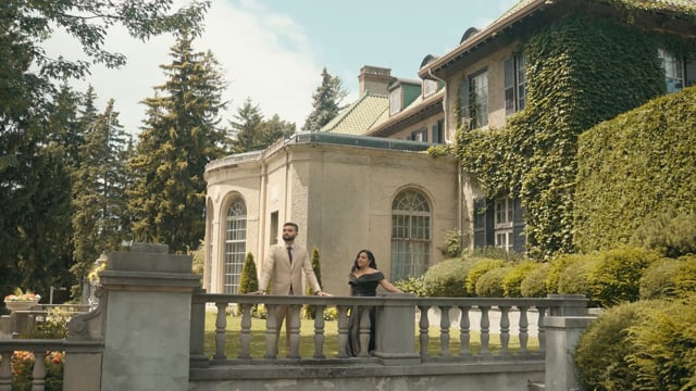 Still from Hirva & Vishal next day edit by Happy Soul Films, Toronto wedding videographers