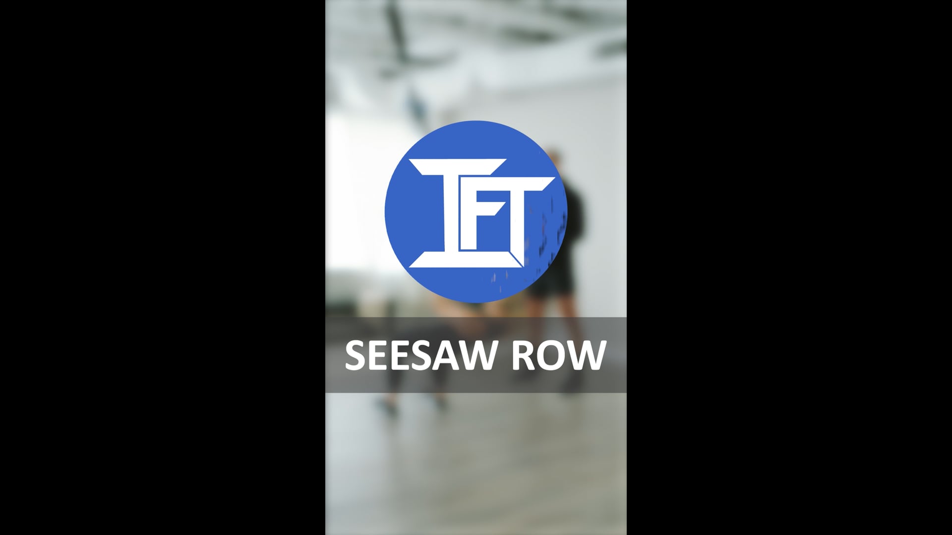 IFT Home Gym Seesaw Rows