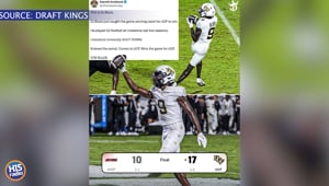 Former Limestone Player Catches Winning Pass After Transferring